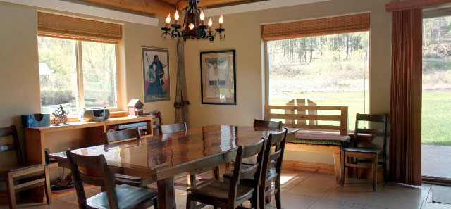Storm Mountain Cottage Dining Room
